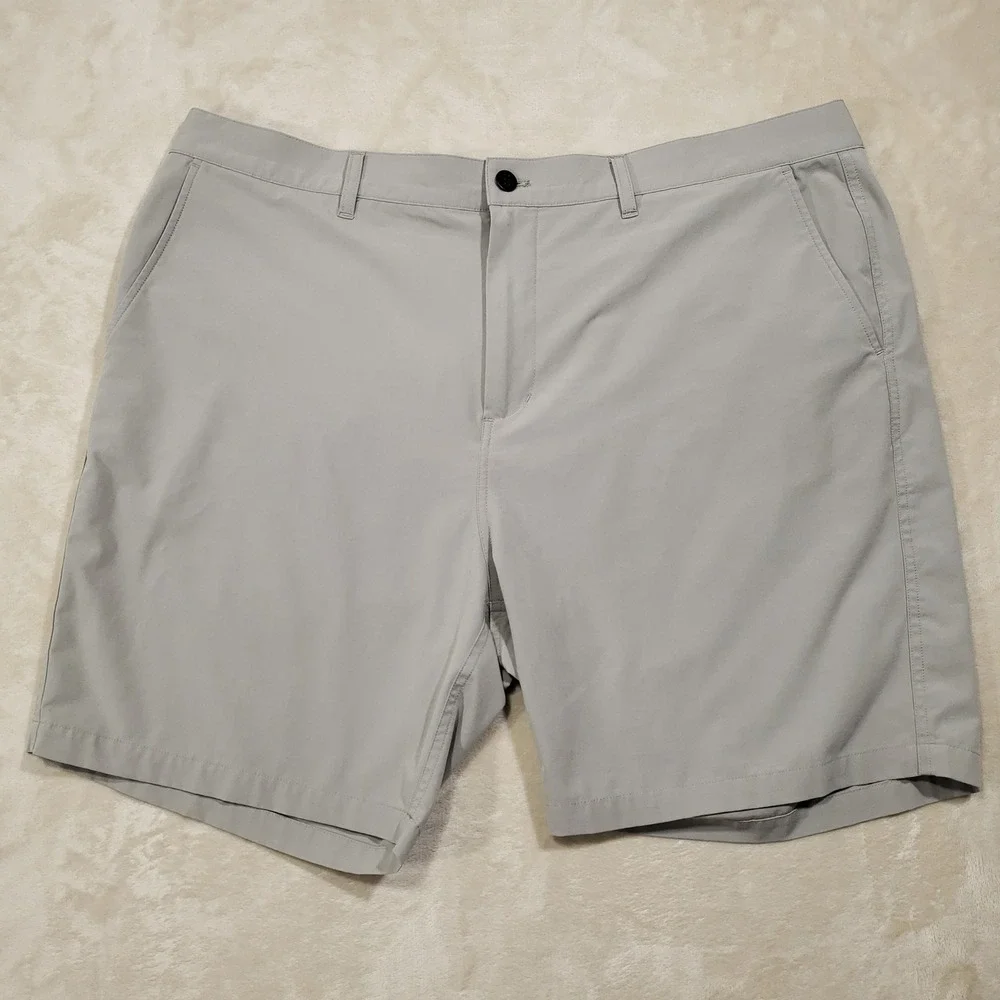Free Fly Shorts Men 38 Gray Performance Stretch Repreve Organic Cotton Lifestyle